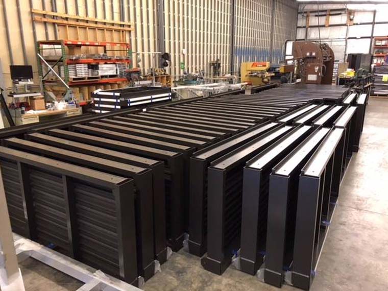 Aluminum fabrication and certified welding in the shop
